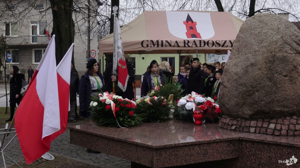 Wideo: Radoszyczanie uczcili 101. rocznicę odzyskania przez Polskę niepodległości