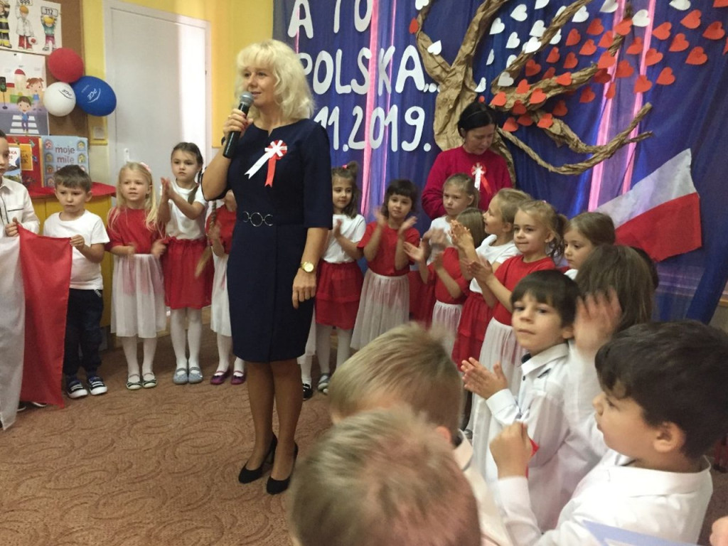 Obchody Święta Niepodległości w Przedszkolu nr 1 w Końskich [zdjęcia]