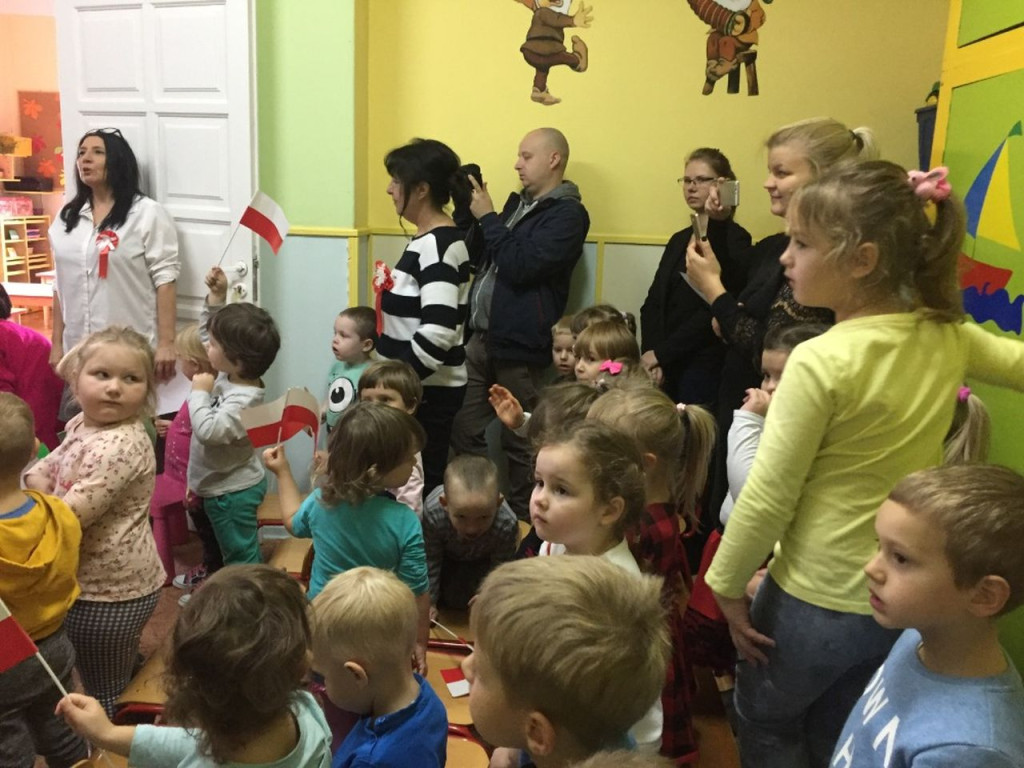 Obchody Święta Niepodległości w Przedszkolu nr 1 w Końskich [zdjęcia]