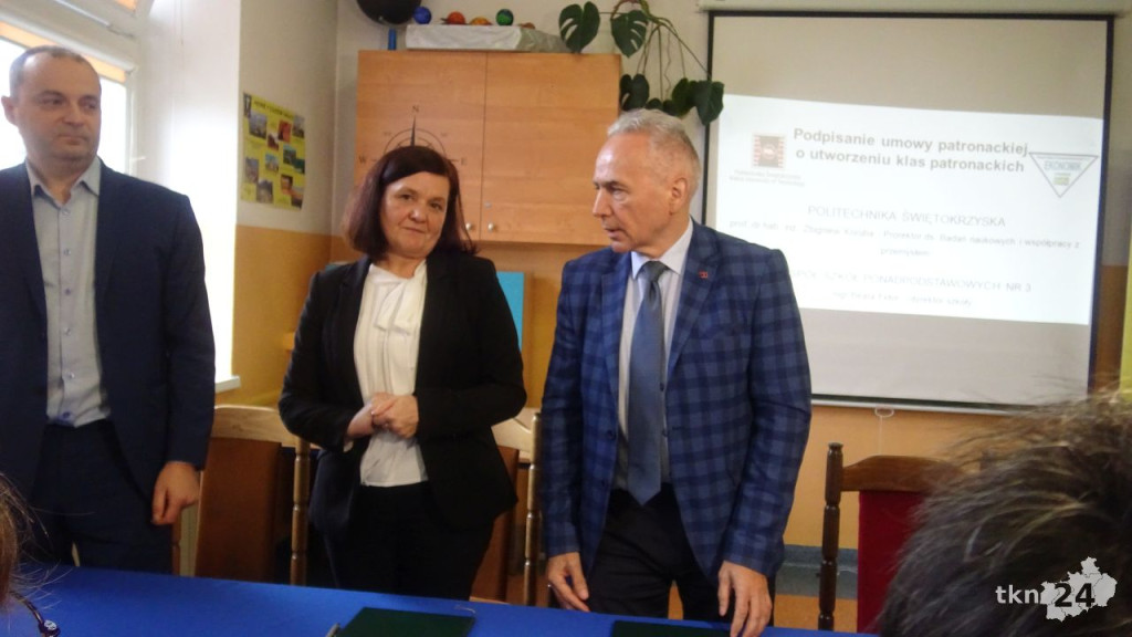 Politechnika Świętokrzyska objęła patronatem ZSP nr 3 [wideo, zdjęcia]