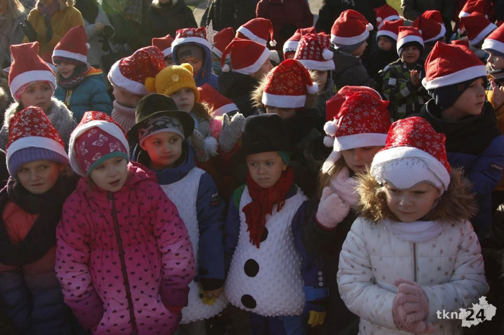 Choinka w Końskich już mieni się światłami! [fotorelacja]