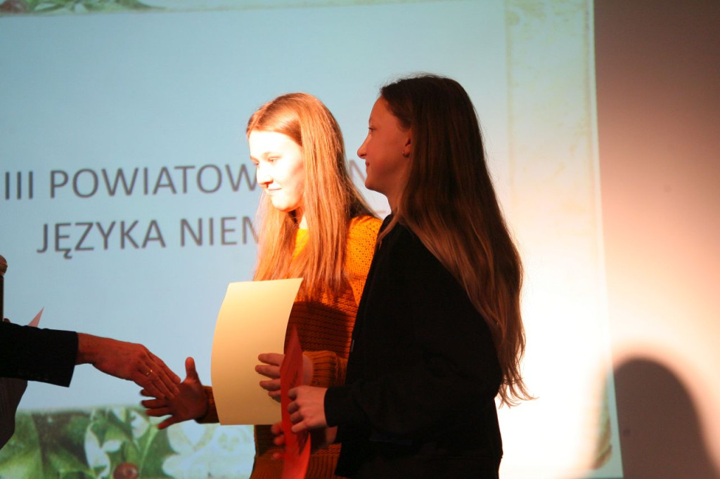 Najlepsi z języka niemieckiego w powiecie nagrodzeni! [zdjęcia]