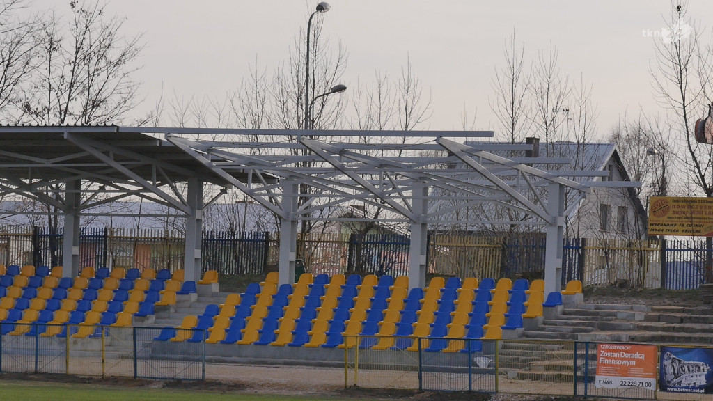 Kończą się prace nad drugim etapem krytej trybuny na stadionie Neptuna [wideo, zdjęcia]