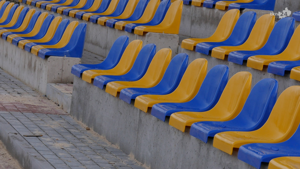 Kończą się prace nad drugim etapem krytej trybuny na stadionie Neptuna [wideo, zdjęcia]