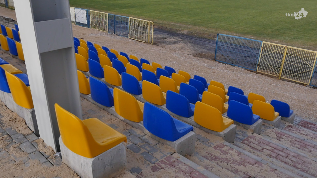 Kończą się prace nad drugim etapem krytej trybuny na stadionie Neptuna [wideo, zdjęcia]