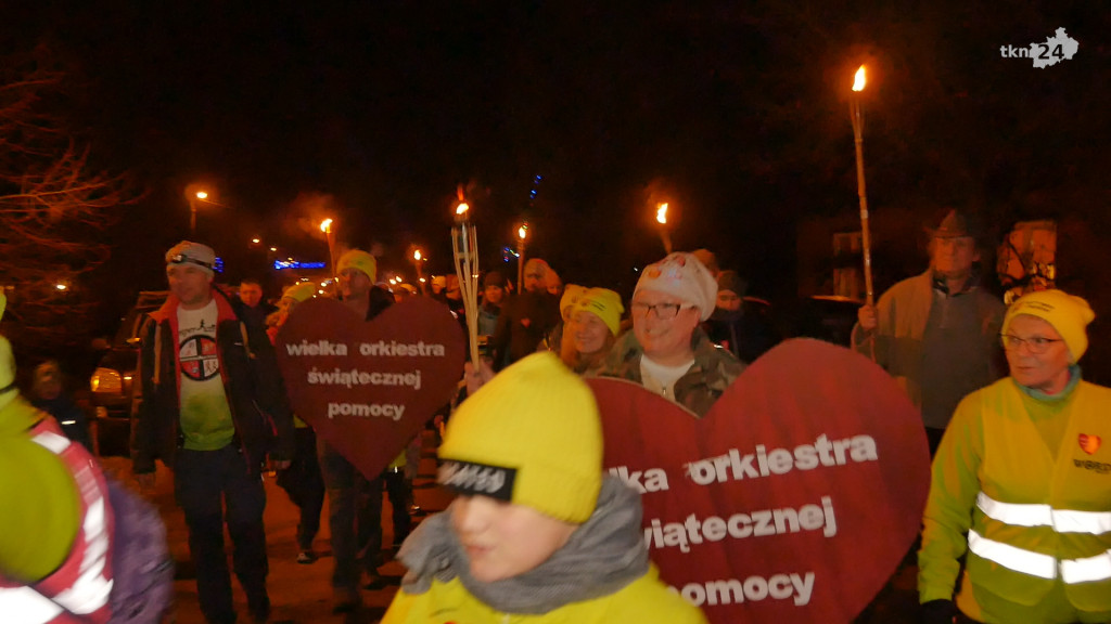 Rajd z pochodniami dla WOŚP w Cisowniku! [wideo, zdjęcia]