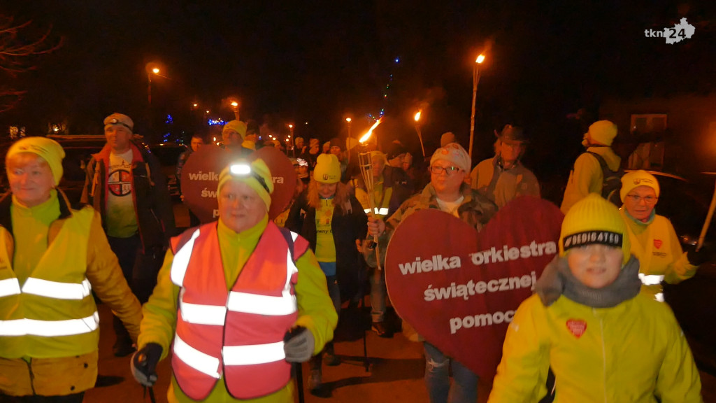 Rajd z pochodniami dla WOŚP w Cisowniku! [wideo, zdjęcia]