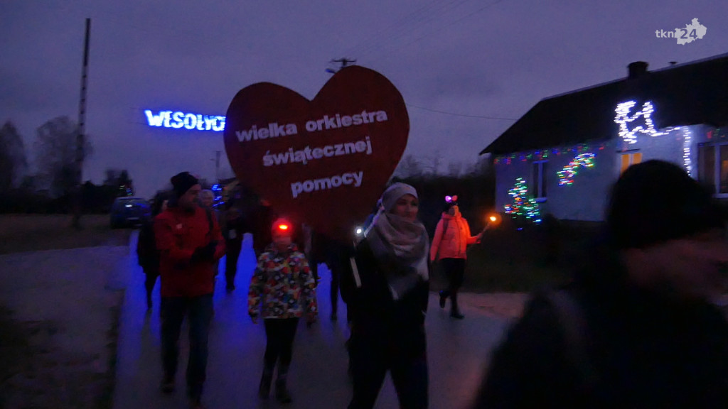 Rajd z pochodniami dla WOŚP w Cisowniku! [wideo, zdjęcia]