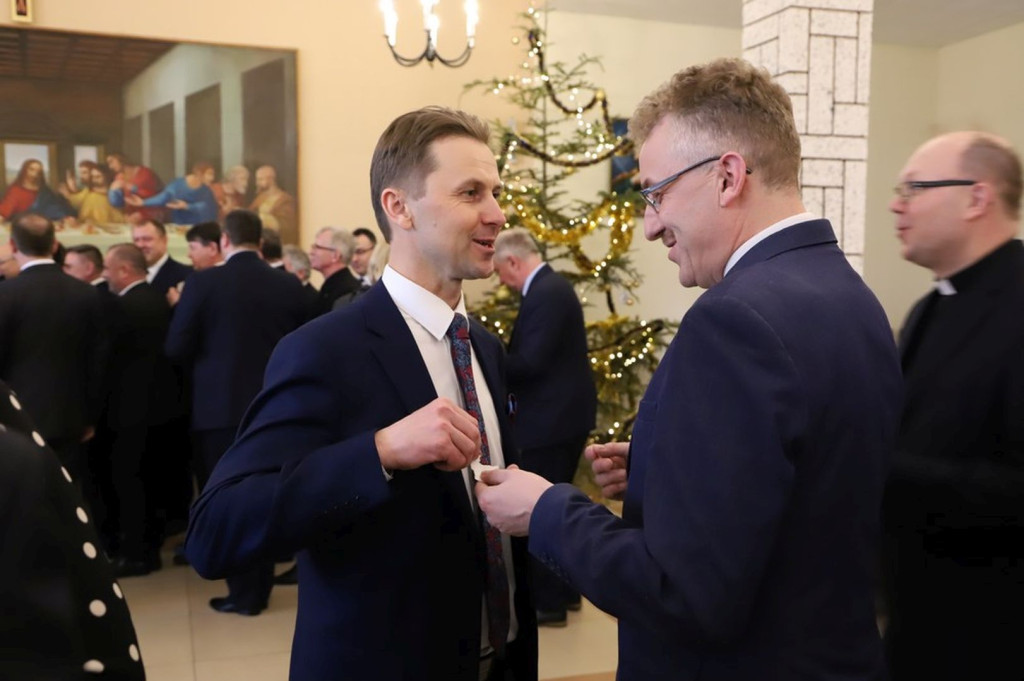 Koneccy włodarze na noworocznym spotkaniu u biskupa [zdjęcia]