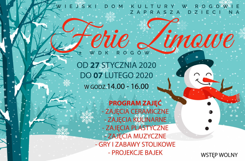 MGDK Końskie i WDK Rogów z ofertą na ferie [wideo]