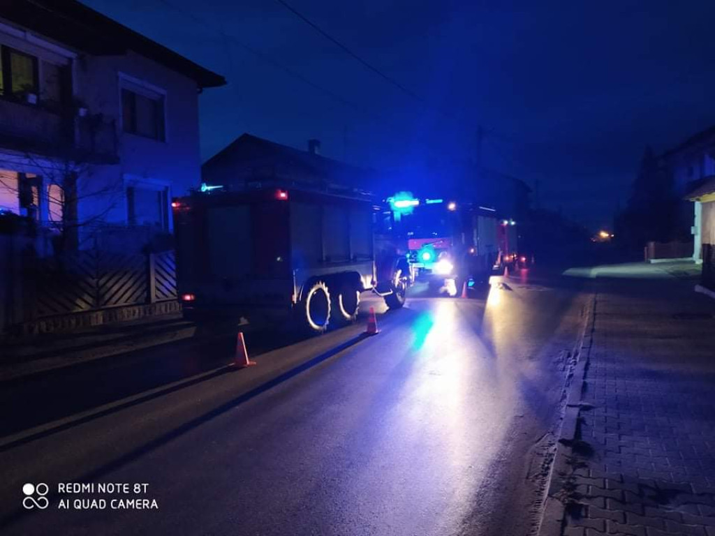 Pożar szopy i stodoły w Radoszycach [zdjęcia]