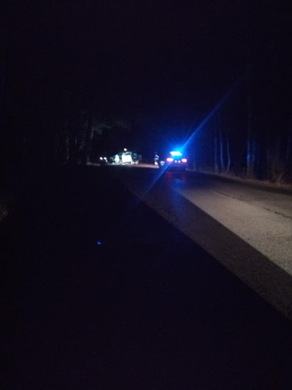 Stąporków: Toyota uderzyła w drzewo [zdjęcia]
