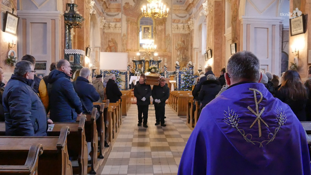 Ostatnie pożegnanie wybitnego koneckiego sportowca Piotra Pytki [wideo, zdjęcia]