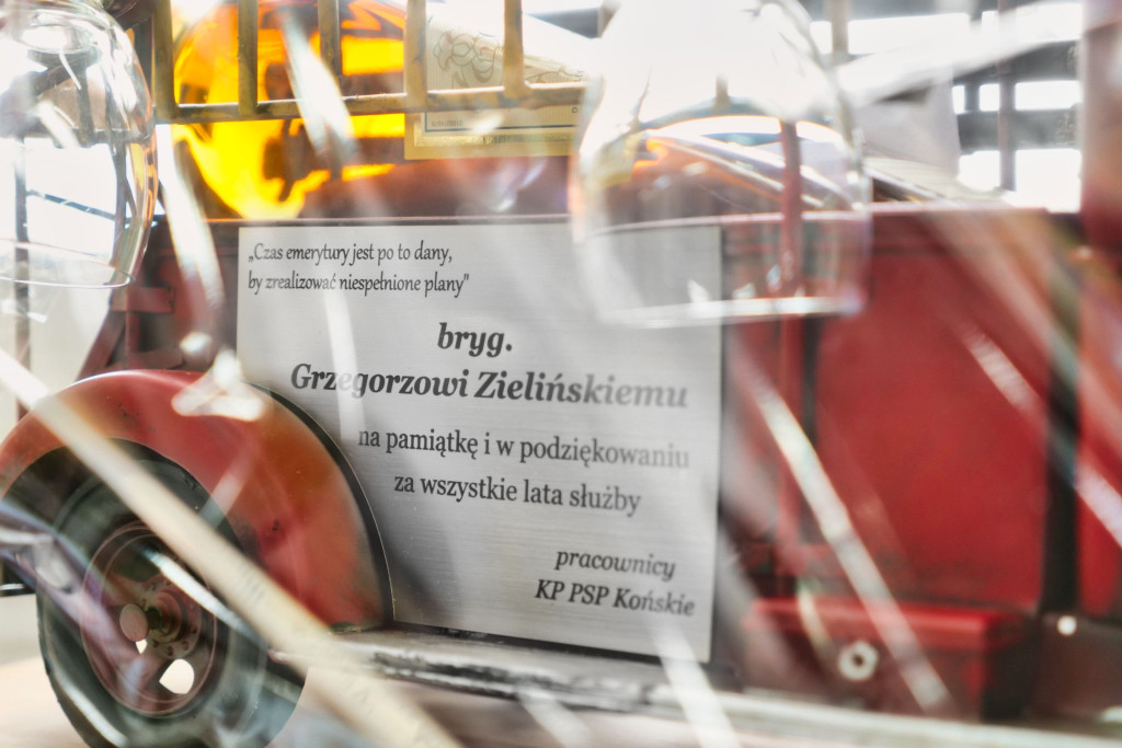 Komendant Straży Pożarnej z Końskich odszedł na emeryturę [zdjęcia]