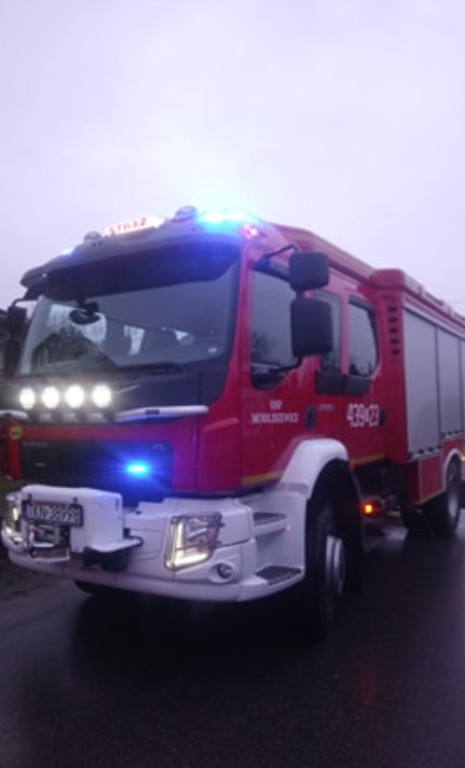 Końskie: Pożar domu przy Odludnej [zdjęcia]