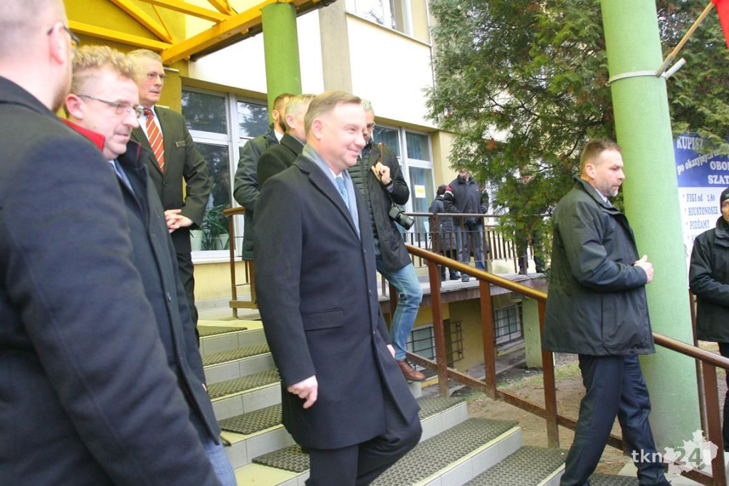 Andrzej Duda w Końskich. Mnóstwo osób chciało spotkać się z Prezydentem [fotorelacja]