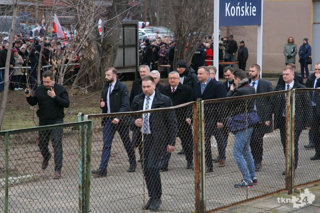 Andrzej Duda w Końskich. Mnóstwo osób chciało spotkać się z Prezydentem [fotorelacja]