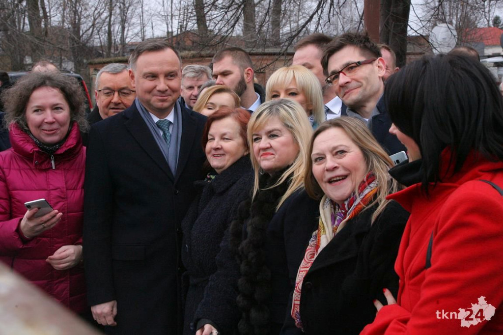 Andrzej Duda w Końskich. Mnóstwo osób chciało spotkać się z Prezydentem [fotorelacja]