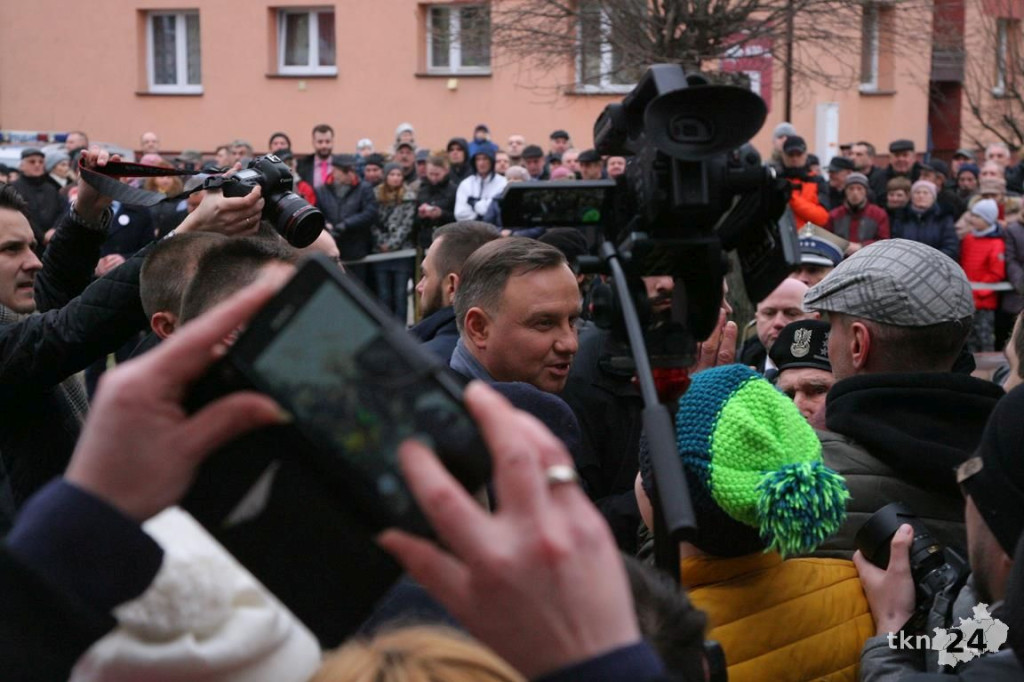 Andrzej Duda w Końskich. Mnóstwo osób chciało spotkać się z Prezydentem [fotorelacja]