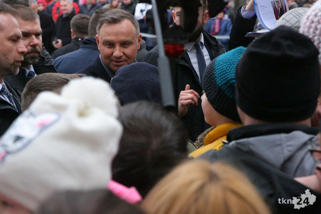 Andrzej Duda w Końskich. Mnóstwo osób chciało spotkać się z Prezydentem [fotorelacja]