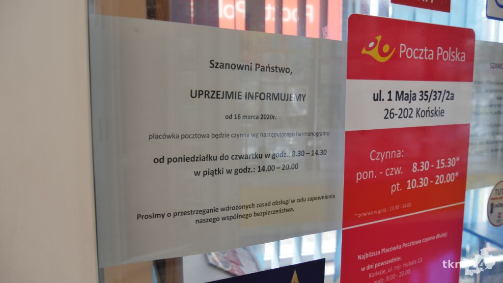 Zmiana harmonogramu pracy placówek Poczty Polskiej [zdjęcia]