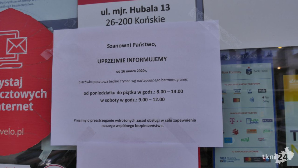 Zmiana harmonogramu pracy placówek Poczty Polskiej [zdjęcia]