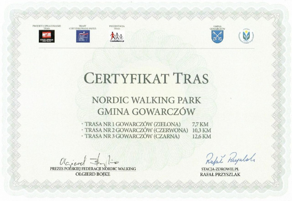 Powstał Nordic Walking Park w Gowarczowie [zdjęcia]