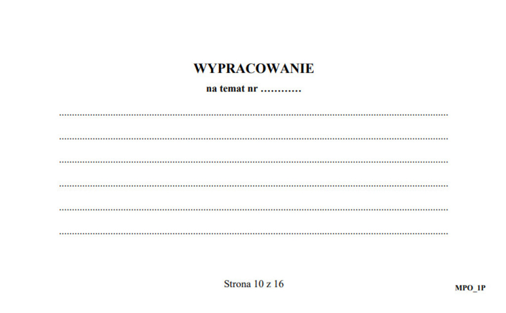 Matura próbna z języka polskiego - Zobacz arkusz