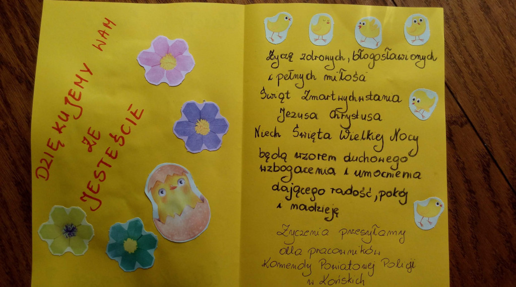 Przedszkolaki dla walczących z wirusem. Zobaczcie piękne wielkanocne prace! [wideo, zdjęcia]