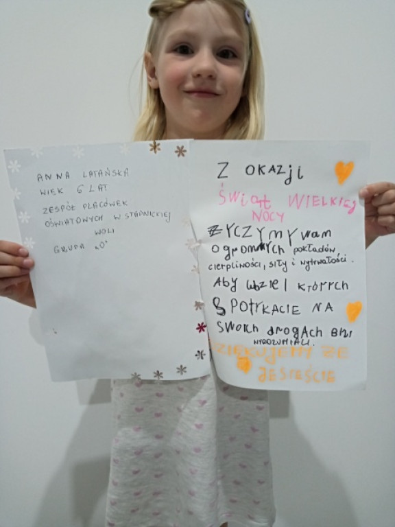 Przedszkolaki dla walczących z wirusem. Zobaczcie piękne wielkanocne prace! [wideo, zdjęcia]