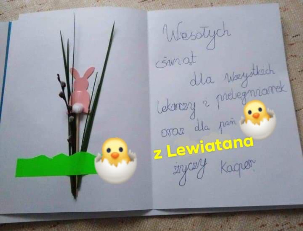 Przedszkolaki dla walczących z wirusem. Zobaczcie piękne wielkanocne prace! [wideo, zdjęcia]