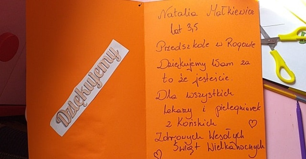 Przedszkolaki dla walczących z wirusem. Zobaczcie piękne wielkanocne prace! [wideo, zdjęcia]