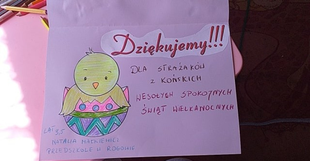 Przedszkolaki dla walczących z wirusem. Zobaczcie piękne wielkanocne prace! [wideo, zdjęcia]
