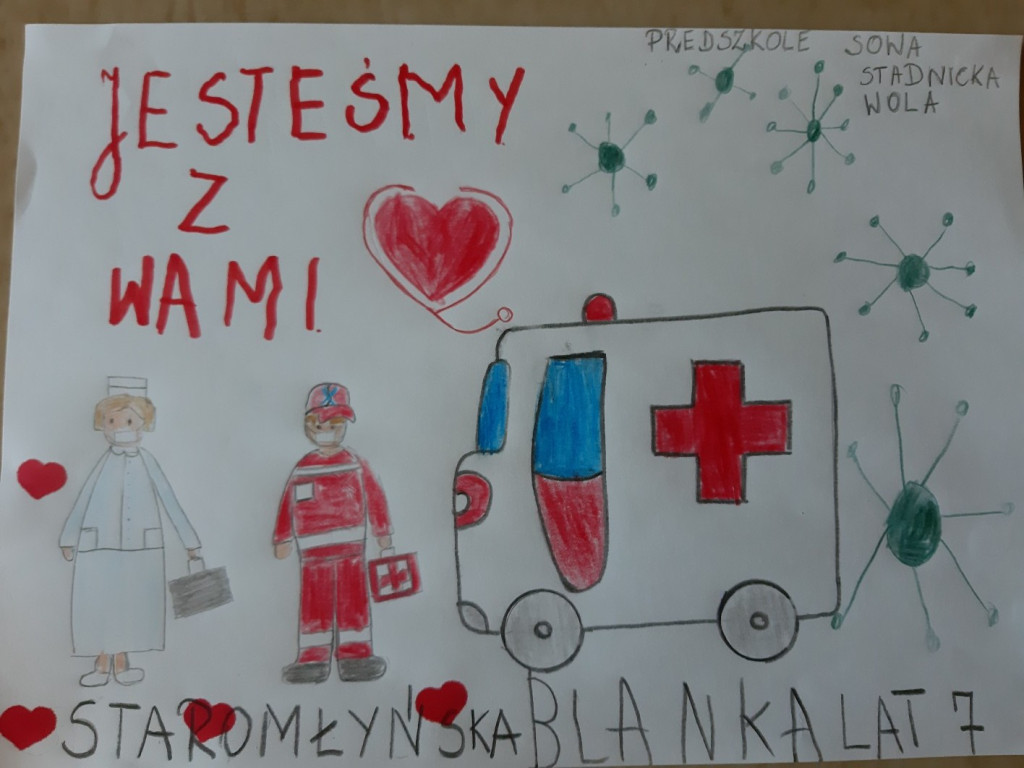 Przedszkolaki dla walczących z wirusem. Zobaczcie piękne wielkanocne prace! [wideo, zdjęcia]