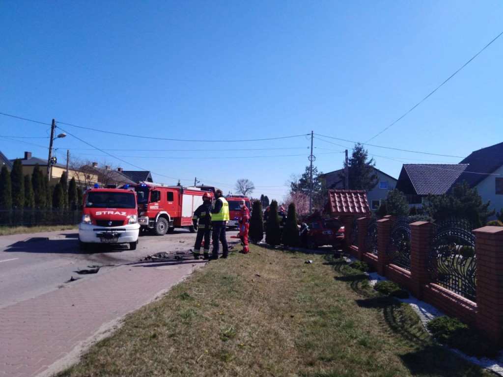 Poważny wypadek w Radoszycach. Przyleciał helikopter [wideo, zdjęcia]