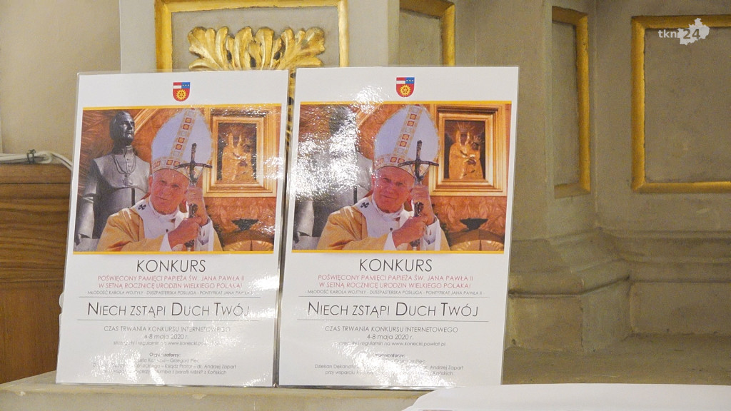 Uroczysta msza i konkurs na 100 rocznicę urodzin Karola Wojtyły [wideo, zdjęcia]