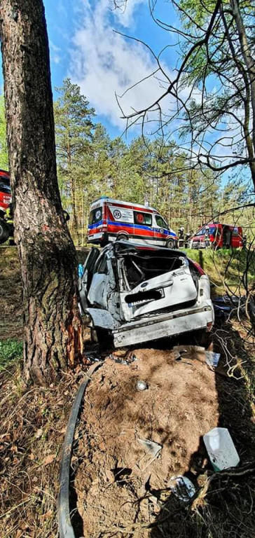 Śmiertelny wypadek na drodze krajowej 74 [zdjęcia]