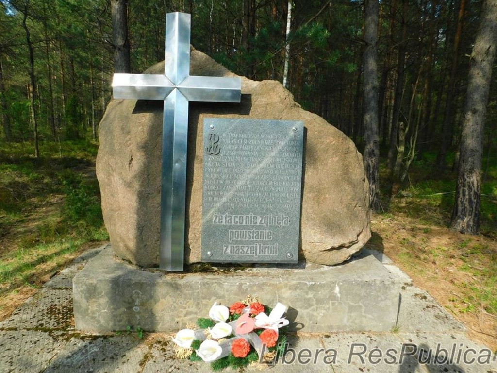 Odnowiono tablicę przy pomniku w miejscowości Wąsosz [zdjęcia]