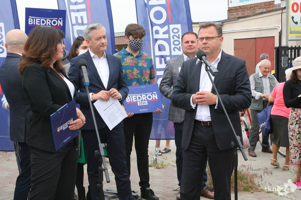 Robert Biedroń na Konecczyźnie. RELACJA WIDEO
