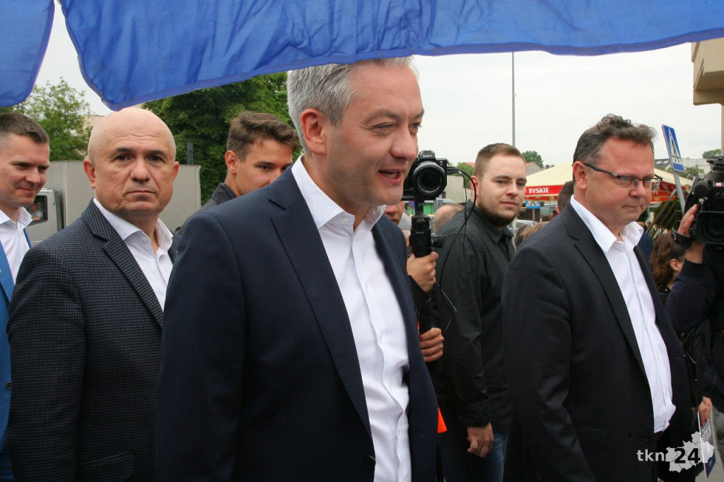 Robert Biedroń na Konecczyźnie. RELACJA WIDEO