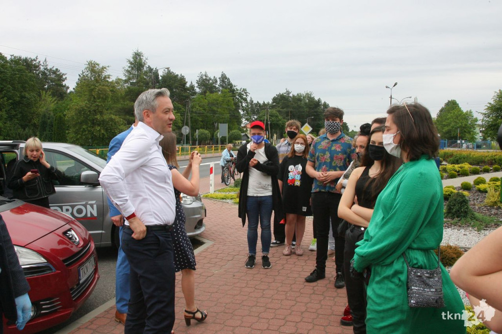 Robert Biedroń na Konecczyźnie. RELACJA WIDEO