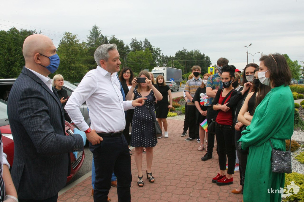 Robert Biedroń na Konecczyźnie. RELACJA WIDEO