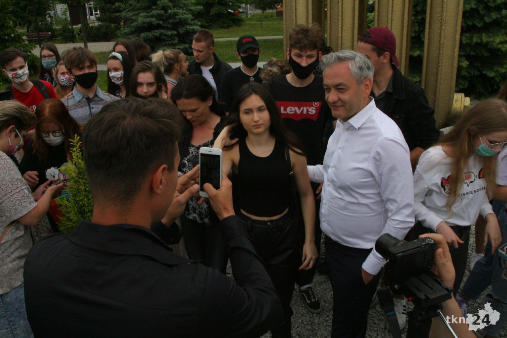 Robert Biedroń na Konecczyźnie. RELACJA WIDEO