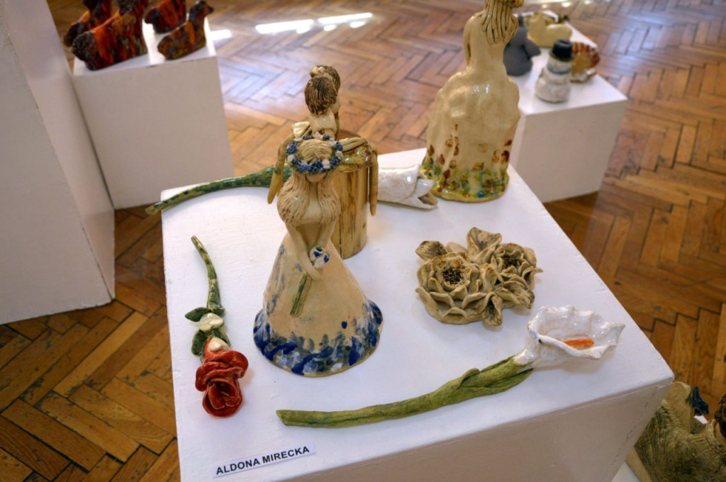 Finisaż wystawy ceramicznej w galerii `DeK`. Obejrzyjcie najpiękniejsze prace! [wideo, zdjęcia]