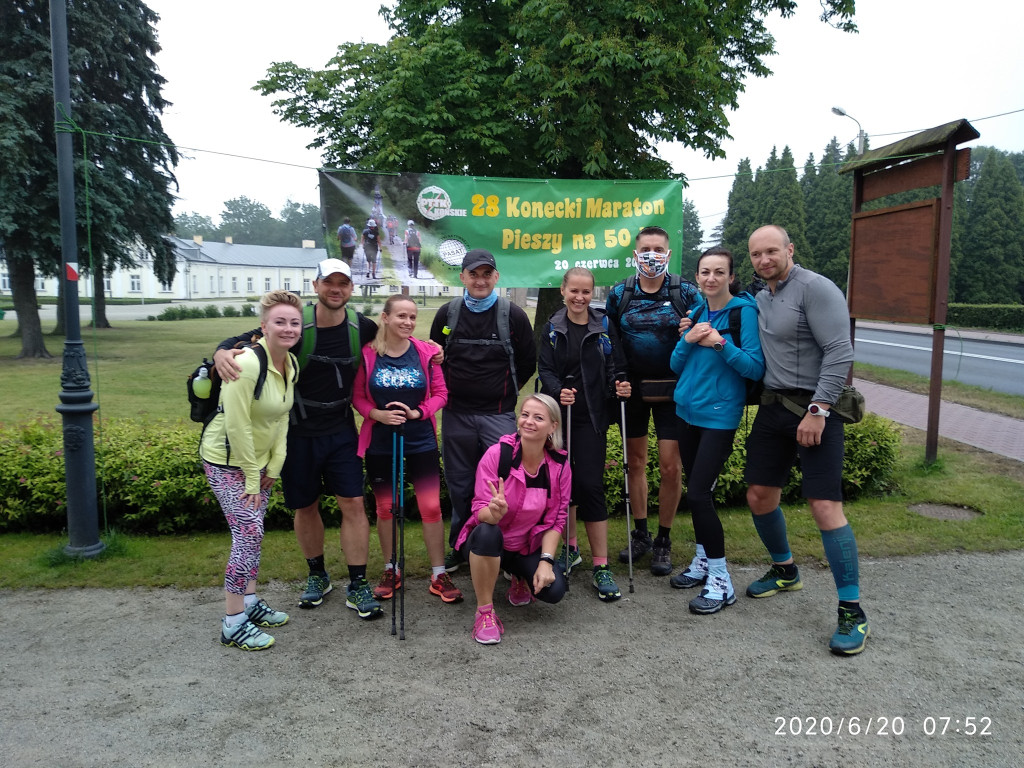 120 osób na trasie Koneckiego Maratonu Pieszego [wideo, zdjęcia]
