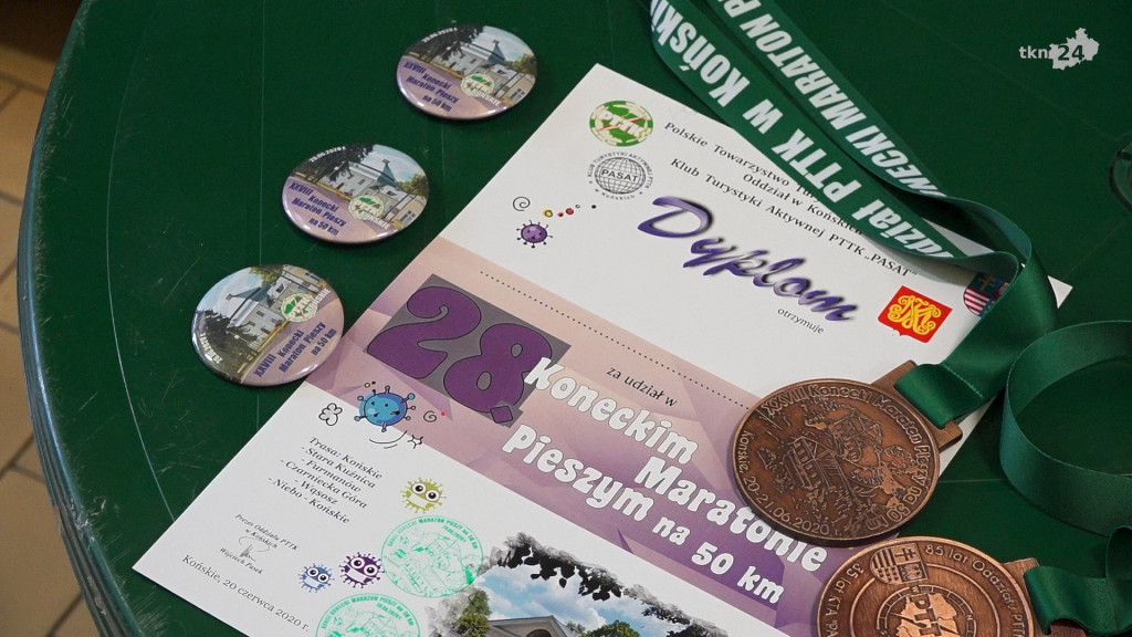 120 osób na trasie Koneckiego Maratonu Pieszego [wideo, zdjęcia]
