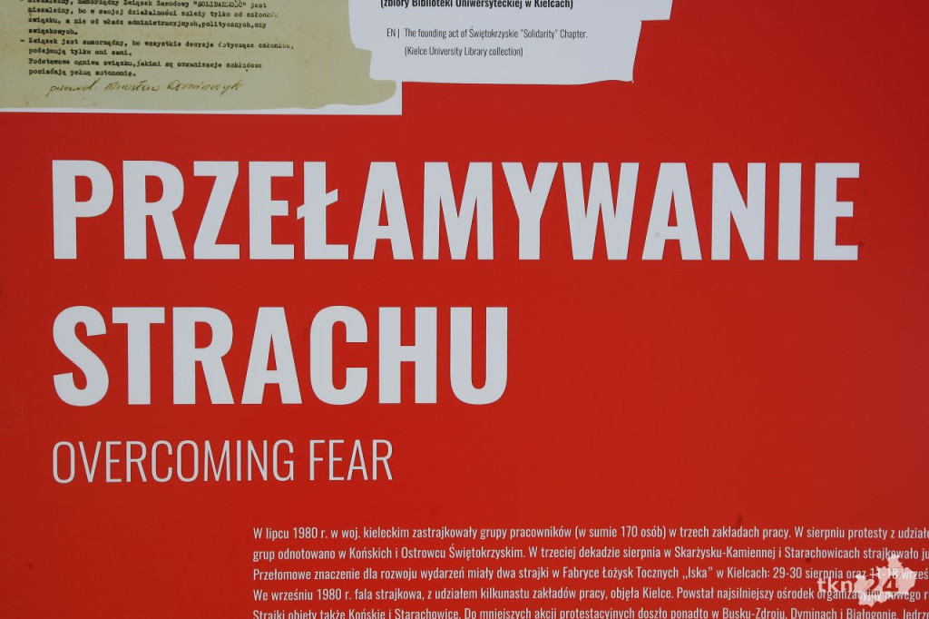 W Końskich otwarto wystawę o Solidarności [wideo, zdjęcia]
