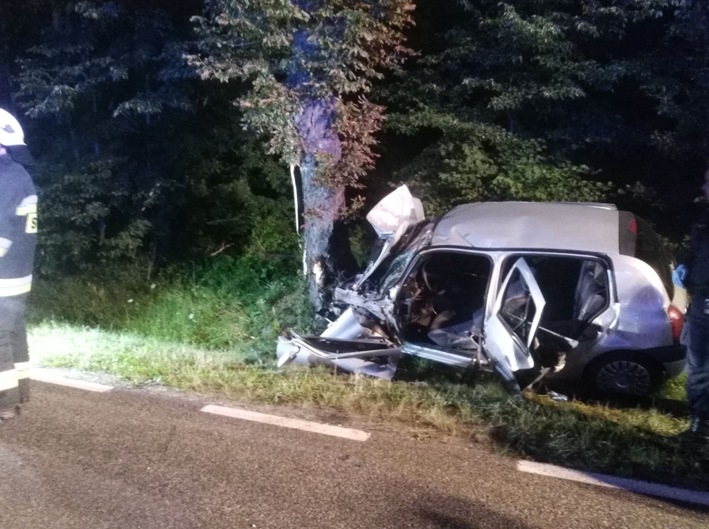 Poważny wypadek w Skórnicach. Są ciężko ranni [zdjęcia]