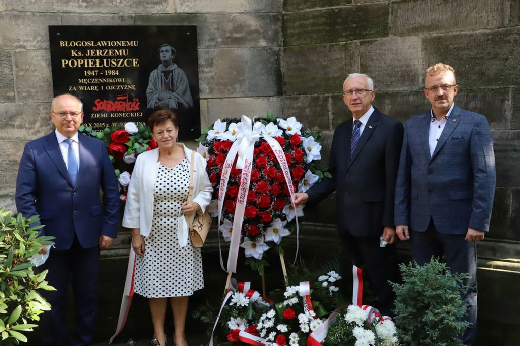 Uroczyste msze z okazji 40-lecia Solidarności w Końskich
