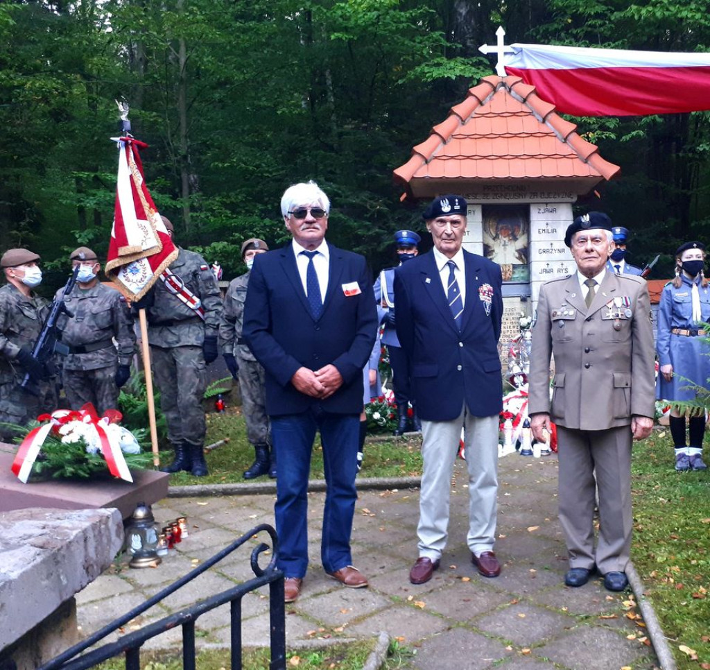 Podpułkownik Tadeusz Barański na Wykusie z żywą lekcją historii [zdjęcia]